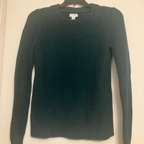 J. Crew Sweaters - J. Crew Women's long sleeve Deep Teal knit Crew Neck Sweater XXS